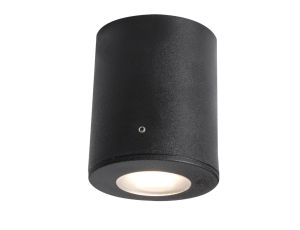 Oprawa elewacyjna FRANCA 90 FROSTED Fumagalli GU10 LED CCT 4,8W 90 mm 2700K/4000K SET IP55 230V czarny / tworzywo sztuczne