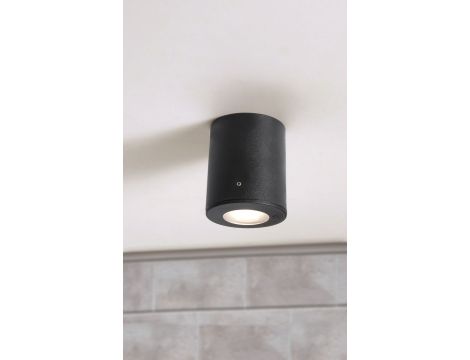 Oprawa elewacyjna FRANCA 90 FROSTED Fumagalli GU10 LED CCT 4,8W 90 mm 2700K/4000K SET IP55 230V czarny / tworzywo sztuczne - 2