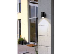 Oprawa elewacyjna FRANCA 90-1L WALL FROSTED Fumagalli GU10 LED CCT 4,8W 128 mm 2700K/4000K SET IP55 230V czarny / tworzywo sztuczne - image 2