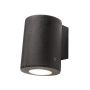Oprawa elewacyjna FRANCA 90-1L WALL FROSTED Fumagalli GU10 LED CCT 4,8W 128 mm 2700K/4000K SET IP55 230V czarny / tworzywo sztuczne - 2