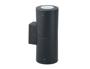 Oprawa elewacyjna FRANCA 90-2L WALL FROSTED Fumagalli GU10 LED CCT 2x4,8W 240 mm 2700K/4000K SET IP55 góra/dół 230V czarny / tworzywo sztuczne - image 2