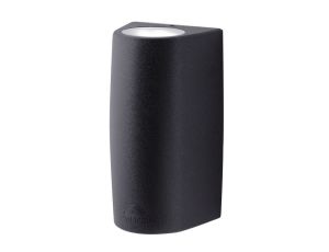 Oprawa elewacyjna MARTA 90-2L FROSTED Fumagalli GU10 LED CCT 9,6W 170 mm 2700K/4000K SET IP55 góra/dół 230V czarny / tworzywo sztuczne