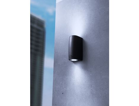 Oprawa elewacyjna MARTA 90-2L FROSTED Fumagalli GU10 LED CCT 9,6W 170 mm 2700K/4000K SET IP55 góra/dół 230V czarny / tworzywo sztuczne - 3