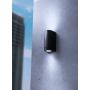 Oprawa elewacyjna MARTA 90-2L FROSTED Fumagalli GU10 LED CCT 9,6W 170 mm 2700K/4000K SET IP55 góra/dół 230V czarny / tworzywo sztuczne - 4