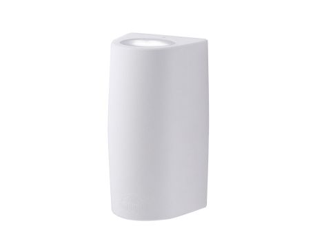 Oprawa elewacyjna MARTA 90-2L FROSTED Fumagalli GU10 LED CCT 9,6W 170 mm 2700K/4000K SET IP55 góra/dół 230V biały / tworzywo sztuczne