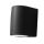 Oprawa elewacyjna MARTA 160-1L FROSTED Fumagalli GX53 LED CCT 10W 192 mm 3000K/4000K/6500K SET IP55 230V czarny / tworzywo sztuczne