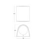 Oprawa elewacyjna MARTA 160-1L FROSTED Fumagalli GX53 LED CCT 10W 192 mm 3000K/4000K/6500K SET IP55 230V biały / tworzywo sztuczne - 6