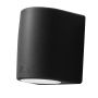 Oprawa elewacyjna MARTA 160-2L FROSTED Fumagalli GX53 LED CCT 2x3W 192 mm 3000K/4000K/6500K SET IP55 góra/dół 230V czarny / tworzywo sztuczne - 2