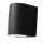 Oprawa elewacyjna MARTA 160-2L FROSTED Fumagalli GX53 LED CCT 2x3W 192 mm 3000K/4000K/6500K SET IP55 góra/dół 230V czarny / tworzywo sztuczne