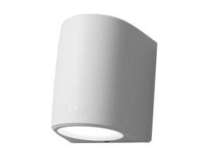 Oprawa elewacyjna MARTA 160-2L FROSTED Fumagalli GX53 LED CCT 2x3W 192 mm 3000K/4000K/6500K SET IP55 góra/dół 230V biały / tworzywo sztuczne
