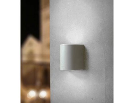 Oprawa elewacyjna MARTA 160-2L FROSTED Fumagalli GX53 LED CCT 2x3W 192 mm 3000K/4000K/6500K SET IP55 góra/dół 230V biały / tworzywo sztuczne - 3