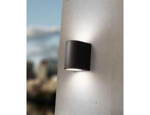 Oprawa elewacyjna MARTA 160-2L FROSTED Fumagalli GX53 LED CCT 2x10W 192 mm 3000K/4000K/6500K SET IP55 góra/dół 230V czarny / tworzywo sztuczne - image 2
