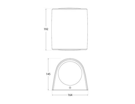 Oprawa elewacyjna MARTA 160-2L FROSTED Fumagalli GX53 LED CCT 2x10W 192 mm 3000K/4000K/6500K SET IP55 góra/dół 230V biały / tworzywo sztuczne - 9