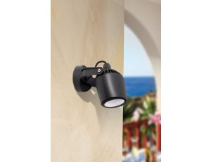 Reflektor ogrodowy MINITOMMY FROSTED Fumagalli GU10 LED CCT 4,8W 127 mm 2700K/4000K SET IP66 230V czarny / tworzywo sztuczne