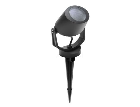Reflektor ogrodowy wbijany MINITOMMY SPIKE FROSTED Fumagalli GU10 LED CCT 4,8W 2700K/4000K SET IP66 230V czarny / tworzywo sztuczne