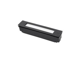 Oprawa elewacyjna podtynkowa NINA 270 OPAL Fumagalli R7S LED CCT 10,5W 255 mm 2700K/4000K/6500K SET IP55 230V czarny / tworzywo sztuczne