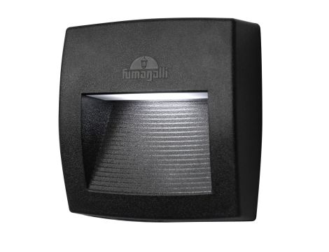 Oprawa elewacyjna LORENZA 150 CLEAR Fumagalli R7S LED CCT 3,5W 150 mm 2700K/4000K/6500K SET IP55 230V czarny / tworzywo sztuczne