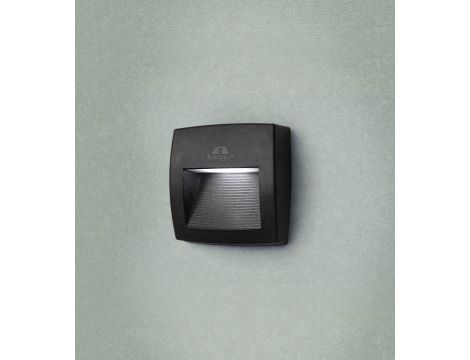 Oprawa elewacyjna LORENZA 150 CLEAR Fumagalli R7S LED CCT 3,5W 150 mm 2700K/4000K/6500K SET IP55 230V czarny / tworzywo sztuczne - 3