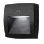 Oprawa elewacyjna LORENZA 150 CLEAR Fumagalli R7S LED CCT 3,5W 150 mm 2700K/4000K/6500K SET IP55 230V czarny / tworzywo sztuczne - 2