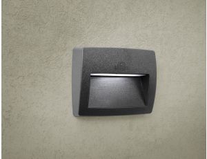 Oprawa elewacyjna LORENZA 190 CLEAR Fumagalli R7S LED CCT 7,5W 190 mm 2700K/4000K/6500K SET IP55 230V czarny / tworzywo sztuczne - image 2
