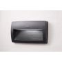 Oprawa elewacyjna LORENZA 270 CLEAR Fumagalli R7S LED CCT 10,5W 260 mm 2700K/4000K/6500K SET IP55 230V czarny / tworzywo sztuczne - 2
