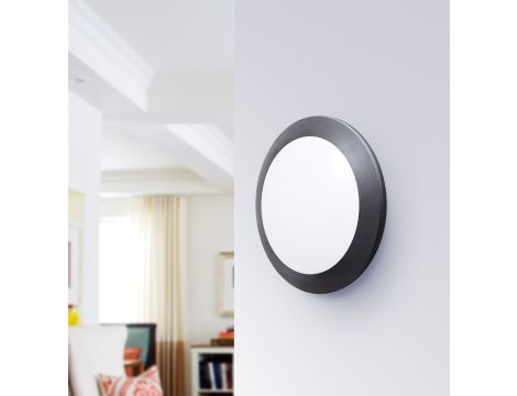 Plafoniera UMBERTA OPAL Fumagalli 2xE27 średnica 350 mm bez żarówki IP66 230V czarny / tworzywo sztuczne - 2