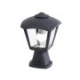 Oprawa ogrodowa DISMA/ROBY CLEAR E27 wys.290 mm, szer.200 mm IP55 czarna - 2