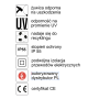Oprawa elewacyjna kinkiet BISSO/ANNA CLEAR Fumagalli E27 wys.450 mm, szer.275 mm IP55 230V czarny / tworzywo sztuczne - 6