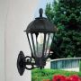Oprawa elewacyjna kinkiet BISSO/SALEM CLEAR Fumagalli E27 wys.500 mm, szer.315 mm IP55 230V czarny / tworzywo sztuczne - 5