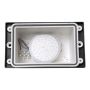 Oprawa elewacyjna podtynkowa LETI 200 HS OPAL Fumagalli GX53 LED CCT 3W 3000K/4000K/6500K SET wys.113 mm, szer.188 mm IP66 230V czarny / tworzywo sztuczne - 5