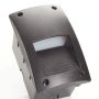 Oprawa elewacyjna podtynkowa LETI 200 VP OPAL Fumagalli GX53 LED CCT 3W 3000K/4000K/6500K SET wys.188 mm, szer.113 mm IP66 230V czarny / tworzywo sztuczne - 3