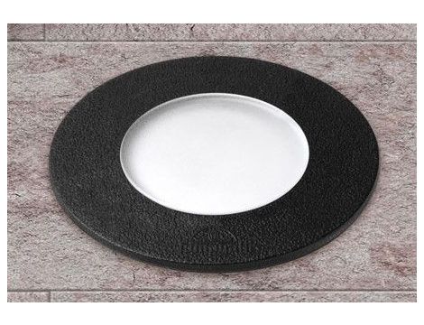 Oprawa najazdowa CECI 90 FROSTED Fumagalli GU10 LED CCT CCT 4,8W średnica 92 mm 2700K/4000K SET IP67 230V czarny / tworzywo sztuczne