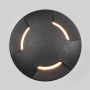 Oprawa najazdowa CECI 120 3L BLACK FROSTED Fumagalli GX53 LED CCT 3W średnica 120 mm 3000K/4000K/6500K IP67 230V czarny / tworzywo sztuczne - 3