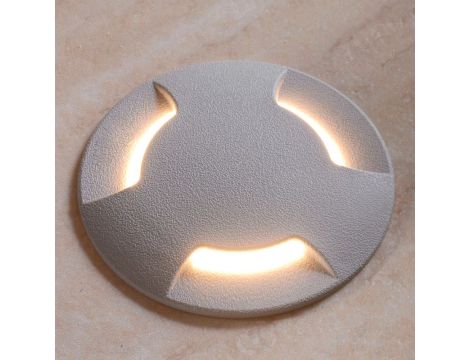 Oprawa najazdowa CECI 120 3L GREY FROSTED Fumagalli GX53 LED CCT 3W średnica 120 mm 3000K/4000K/6500K IP67 szary / tworzywo sztuczne - 4