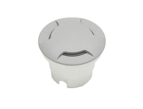 Oprawa najazdowa CECI 120 3L GREY FROSTED Fumagalli GX53 LED CCT 3W średnica 120 mm 3000K/4000K/6500K IP67 szary / tworzywo sztuczne - 3