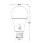 Źródło światła Fumagalli LED CCT E27 A60 11W 2700K/4000K/6500K mleczna 230V biały / tworzywo sztuczne - 4