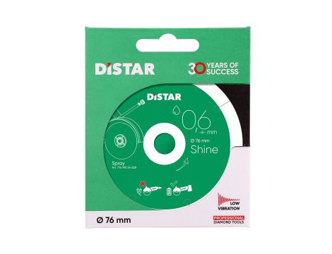 DISTAR TARCZA DIAMENTOWA SHINE  76 x 0,6 x 22,23mm - 3