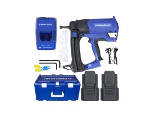 Osadzak gazowy akumulatorowy 7,2V do betonu i stali w zestawie z 2x akumulator, ładowarka walizka Rawlcase RAWLPLUG R-SC40II-XL2