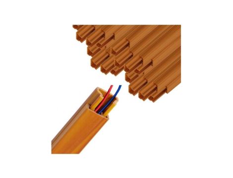 Kanał Kablowy korytko Elektroinstalacyjne MKE 25x40mm Drewno Jasne 2m 24szt