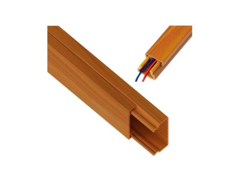 Kanał Kablowy Elektroinstalacyjny Korytko MKE 25x40mm Drewno Jasne 2m 1szt.