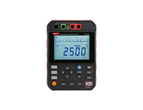 Miernik rezystancji izolacji 2500V True RMS PI DAR test ciągłości napięcie AC/DC LCD pamięć USB UNI-T UT-512D