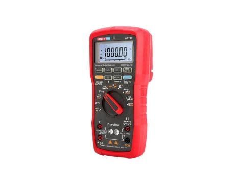 Multimetr przemysłowy cyfrowy True RMS 1000V CAT IV IP65 NCV LoZ temp. częstotliwość test diody podświetlenie UNI-T UT-197
