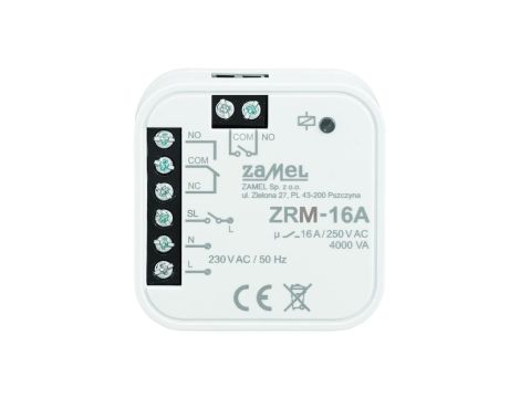 Przekaźnik bezpotencjałowy ZRM-16A THL10000053-WUN
