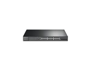 Switch JetStream, 24x RJ45 1000Mb/s PoE+, 4x SFP, L2, 384W TP-Link TL-SG3428MP