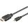 Przewód HDMI™ o dużej szybkości transmisji z Ethernetem (Micro, 4K @ 60 Hz) - Długość kabla 1 m