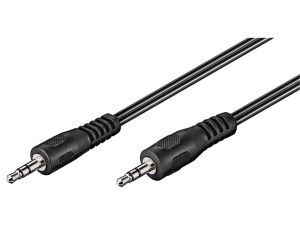 Kabel łączący audio AUX, 3,5 mm stereo, Kabel płaski - Długość kabla 5 m