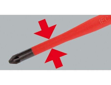 Wkrętak FELO Ergonic SLIM VDE imbusowy z kulką 5 mm - 2