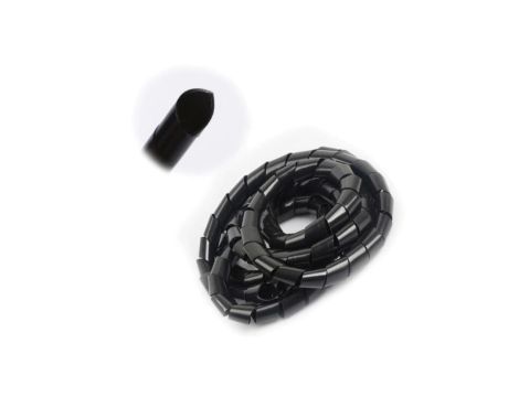 Wąż spiralny Spirala Organizer Maskownica Kabli Spirala 20-100mm 10M Czarny