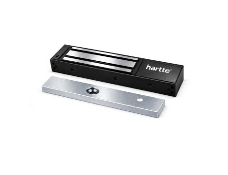 Czarna zwora Hartte MG280SR-BK, 280kg z monitoringiem i sygnalizacją LED