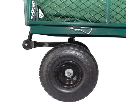 AWTOOLS WÓZEK OGRODOWY TRANSPORTOWY WYSOKI Z POKROWCEM 300kg - 3